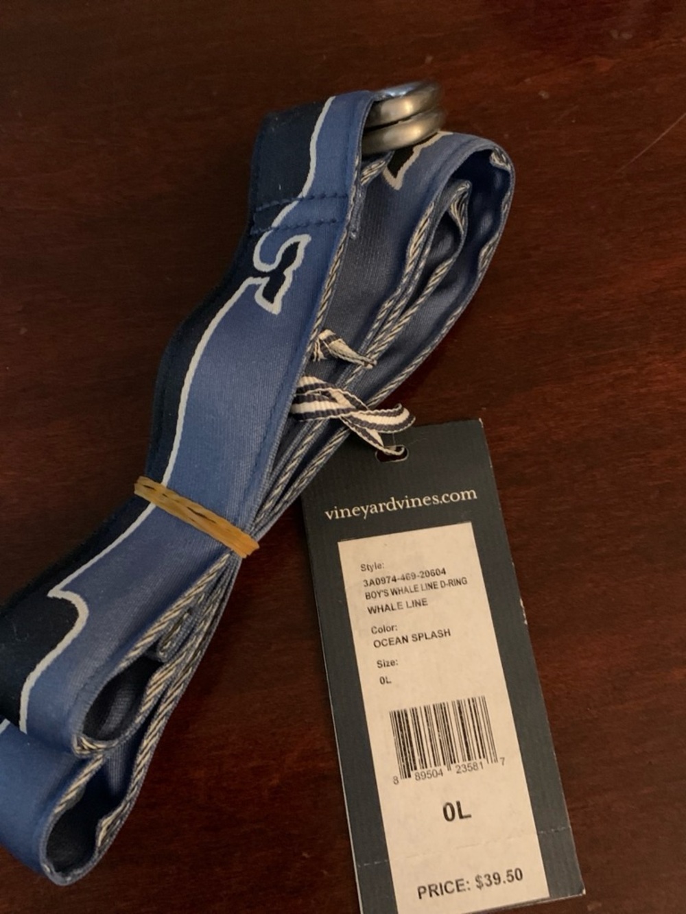 Vineyard Vines Kids Belt NEW